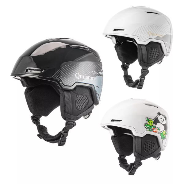 Qunature | Snowboard- und Skihelm – Mit Ohrenschützern, stylischer Schutzhelm für Damen & Herren